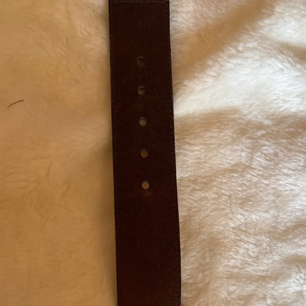Michael Kors Studded Leather Belt - Brown Croc, Size S
